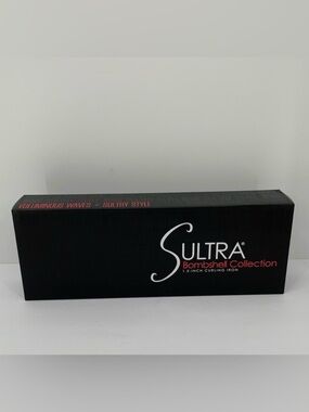 Sultra Bombshell Collection Curling Iron 1.5 inch 1.5" Ceramic clipless new